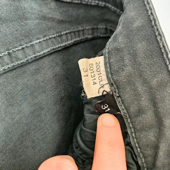 EUC Parker Smith Forest Green Denim Skinny Jeans w/ Stretchy Waist Women's Sz 31 - Picture 5 of 7